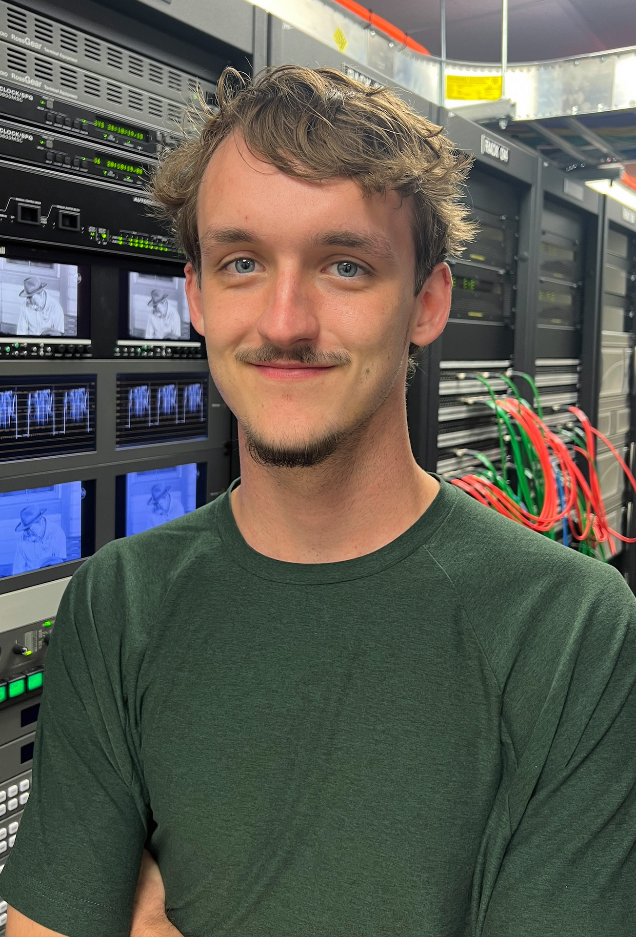 This is a photo of UTVS Station Manager Calvin Amundson-Geisel.